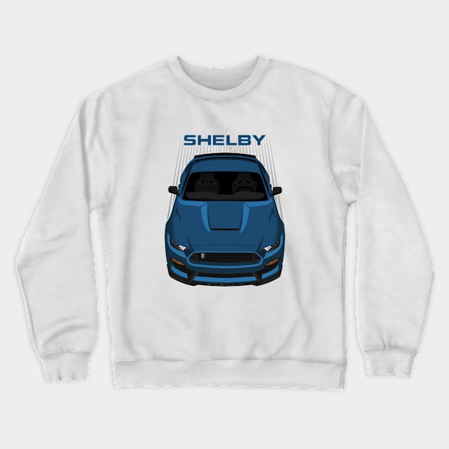 Ford Mustang Shelby GT350 2015 - 2020 - Ford Performance Blue Crewneck Sweatshirt by V8social